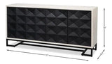 Asiger Four Door Sideboard Buffet for Dining Room Sideboards LOOMLAN By Sarreid