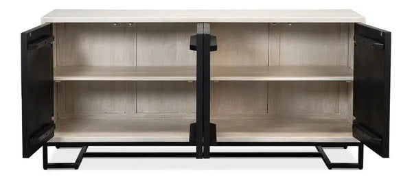 Asiger Four Door Sideboard Buffet for Dining Room Sideboards LOOMLAN By Sarreid