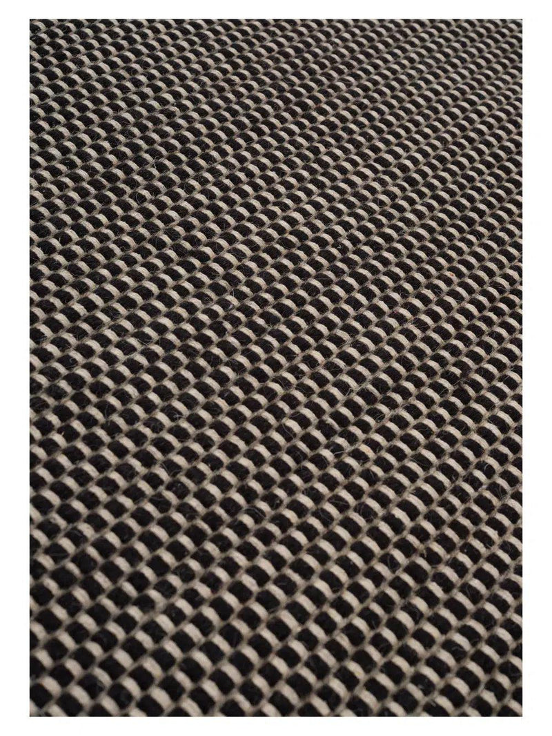 Asko Black Wool Area Rug By Linie Design Area Rugs LOOMLAN By Linie Design