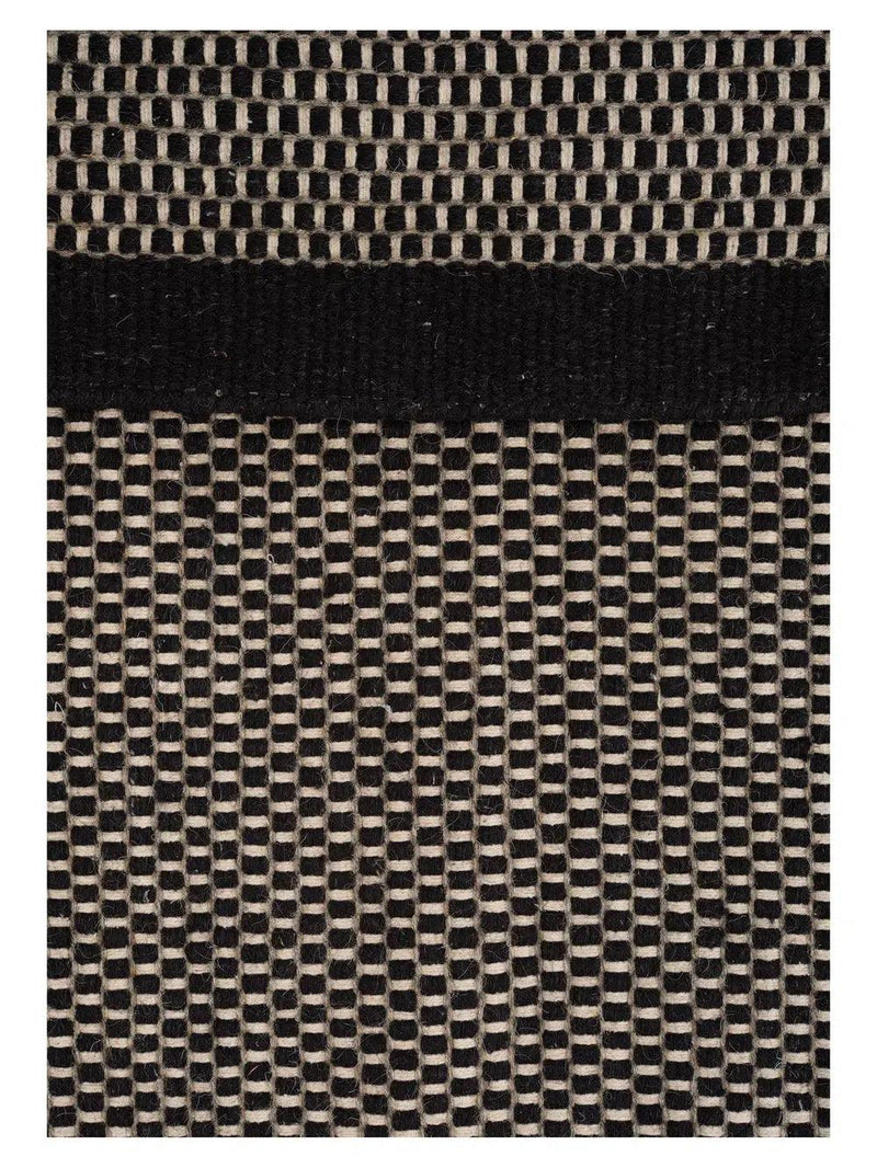 Asko Black Wool Area Rug By Linie Design Area Rugs LOOMLAN By Linie Design