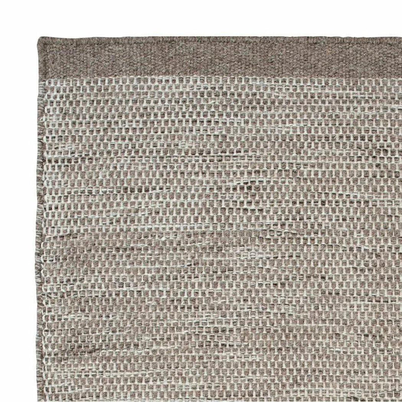 Asko Light Grey Solid Handmade Wool Rug By Linie Design Area Rugs LOOMLAN By Linie Design