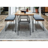 Asko Mixed Grey Solid Handmade Wool Rug By Linie Design Area Rugs LOOMLAN By Linie Design