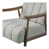 Aster Solid Oak Beige Arm Accent Chair Club Chairs LOOMLAN By Moe's Home