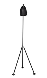 Asti Black Steel Floor Lamp Floor Lamps LOOMLAN By Noir