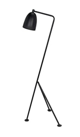 Asti Black Steel Floor Lamp Floor Lamps LOOMLAN By Noir