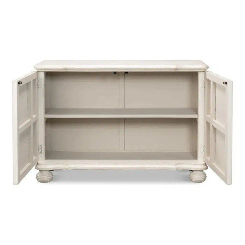 Astrid Entrance Commode Antique White Dressers LOOMLAN By Sarreid