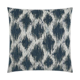 Athena Indigo Blue Throw Pillow With Insert Throw Pillows LOOMLAN By D.V. Kap