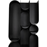 Atomic Bookcase Black Metal Etagere Etageres LOOMLAN By Noir