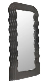 Atticus Black Floor Mirror Floor Mirrors LOOMLAN By Noir