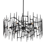 Attingham Black Chandelier Chandeliers LOOMLAN By Currey & Co