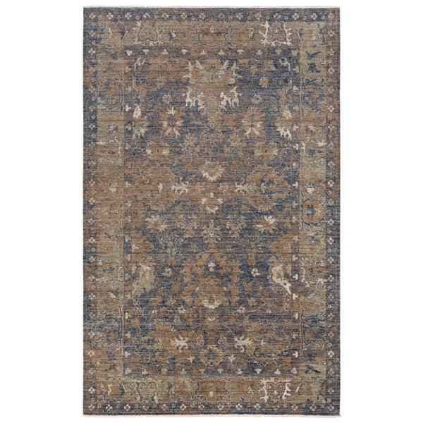 Attu Floral Charcoal Large Area Rugs For Living Room Area Rugs LOOMLAN By LOOMLAN