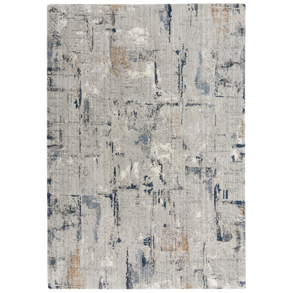 Audi Abstract Gray/ Multi Large Area Rugs For Living Room Area Rugs LOOMLAN By LOOMLAN