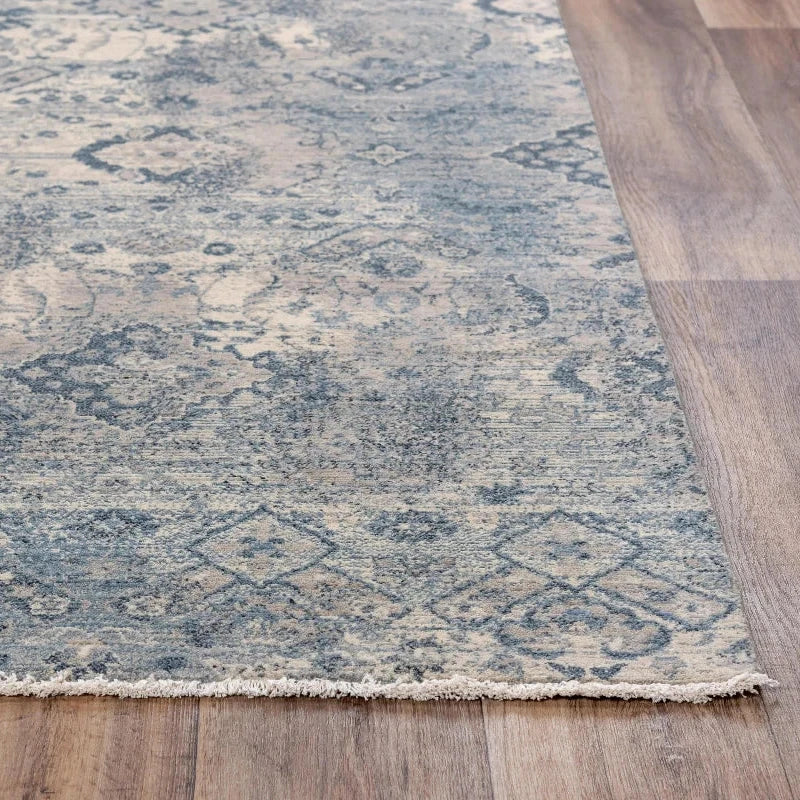 Augu Medallion Beige Large Area Rugs For Living Room Area Rugs LOOMLAN By LOOMLAN