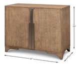 Augustus 2 Door Wooden Cabinet Accent Cabinets LOOMLAN By Sarreid