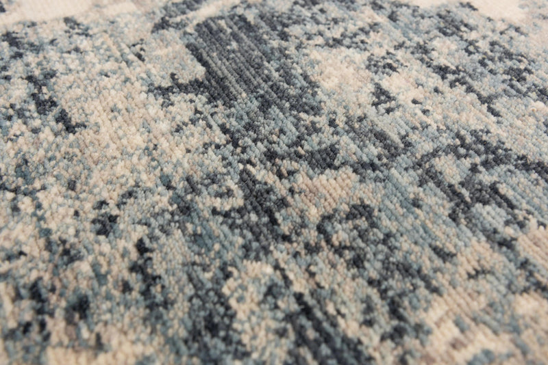 Aura Distressed Blue Large Area Rugs For Living Room Area Rugs LOOMLAN By LOOMLAN