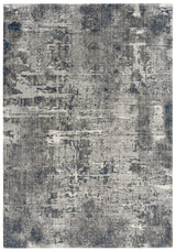 Auri Abstract Gray/ Blue Large Area Rugs For Living Room Area Rugs LOOMLAN By LOOMLAN