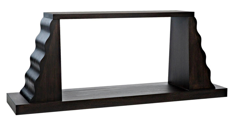 Aurora Console, Ebony Walnut Console Tables LOOMLAN By Noir