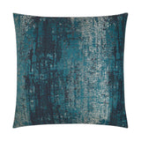 Aurora Peacock Teal Throw Pillow With Insert Throw Pillows LOOMLAN By D.V. Kap