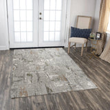 Ausi Abstract Gray Large Area Rugs For Living Room Area Rugs LOOMLAN By LOOMLAN