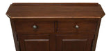 Austrian Hall Cabinet Walnut Slim Cabinet With Drawers Buffets & Curios LOOMLAN By Sarreid