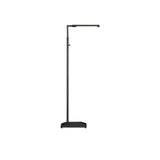 Autrand Metal and Acrylic Balck Floor Lamp Floor Lamps LOOMLAN By Currey & Co