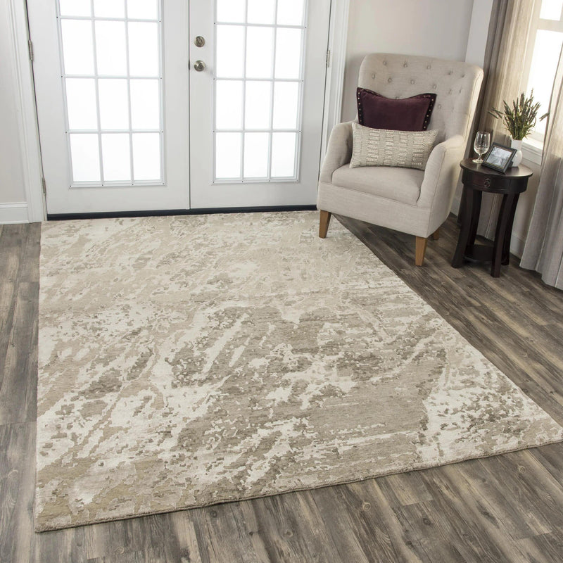 Avda Abstract Beige Large Area Rugs For Living Room Area Rugs LOOMLAN By LOOMLAN