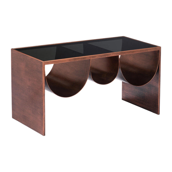 Aveiro Coffee Table Copper & Black Coffee Tables LOOMLAN By Zuo Modern