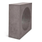 Avva Fiber Reinforced Concrete Rectangular Console Table Outdoor Console Tables LOOMLAN By Urbia