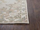 Awad Central Medallion Tan Large Area Rugs For Living Room Area Rugs LOOMLAN By LOOMLAN