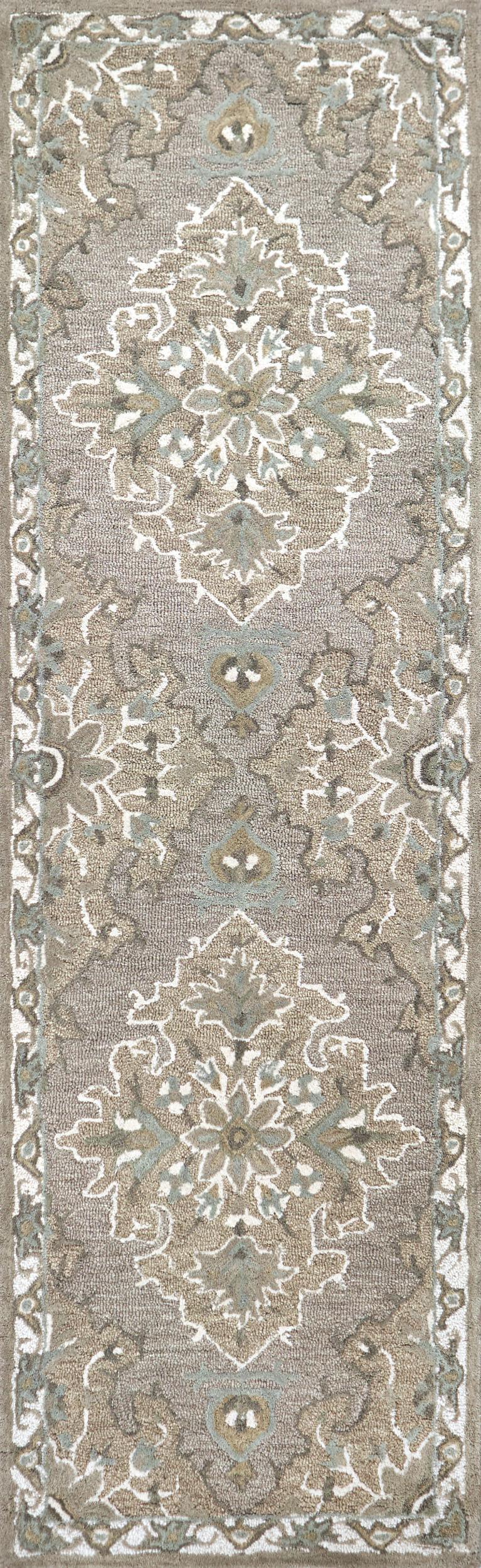 Awad Central Medallion Tan Large Area Rugs For Living Room Area Rugs LOOMLAN By LOOMLAN
