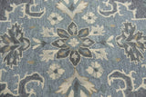 Awat Central Medallion Dark Gray Large Area Rugs For Living Room Area Rugs LOOMLAN By LOOMLAN