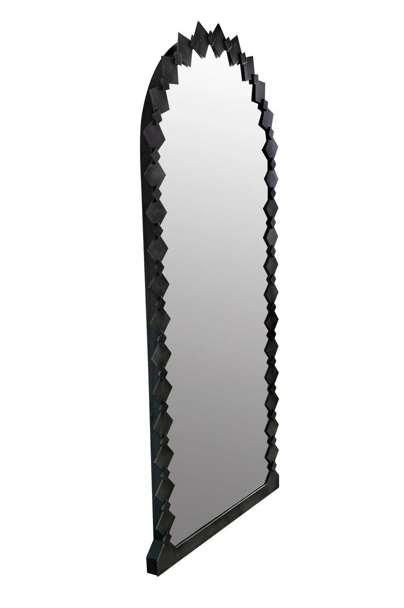 Aya Mirror Black Leaner Floor Mirror Floor Mirrors LOOMLAN By Noir