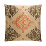 Ayers Copper Throw Pillow With Insert Throw Pillows LOOMLAN By D.V. Kap