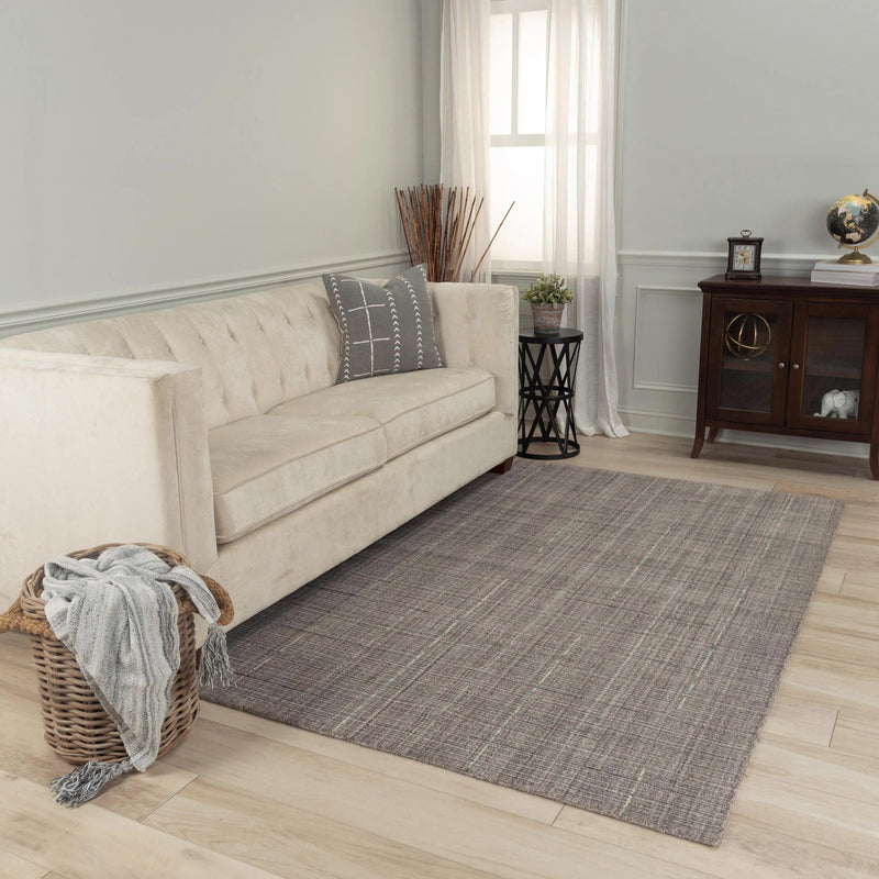 Aymo Solid Brown Area Rugs For Living Room Area Rugs LOOMLAN By LOOMLAN