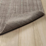 Aymo Solid Brown Area Rugs For Living Room Area Rugs LOOMLAN By LOOMLAN