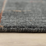 Azor Solid Charcoal Area Rugs For Living Room Area Rugs LOOMLAN By LOOMLAN