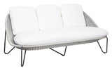 Azores 3 Piece Lounge Set - Coconut White Outdoor Sets Outdoor Lounge Sets LOOMLAN By Seasonal Living