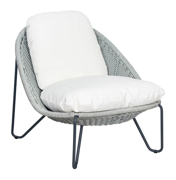 Azores Lounge Chair - Coconut White Outdoor Lounger Chair Outdoor Lounge Chairs LOOMLAN By Seasonal Living