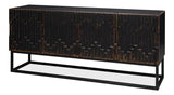 Aztec Black Sideboard Black Buffet for Dining Room Sideboards LOOMLAN By Sarreid