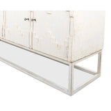 Aztec White Sideboard Black Buffet for Dining Room Sideboards LOOMLAN By Sarreid