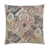 Azures Multi Color Throw Pillow With Insert Throw Pillows LOOMLAN By D.V. Kap