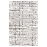 Baan Abstract Ivory/ Gray Large Area Rugs For Living Room Area Rugs LOOMLAN By LOOMLAN