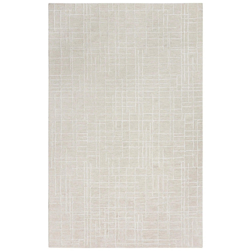 Babi Geometric Light Beige Area Rugs For Living Room Area Rugs LOOMLAN By LOOMLAN