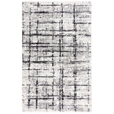 Babu Abstract Black/ Ivory Large Area Rugs For Living Room Area Rugs LOOMLAN By LOOMLAN