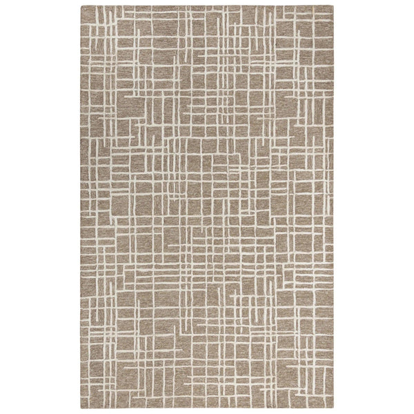 Baby Geometric Brown Area Rugs For Living Room Area Rugs LOOMLAN By LOOMLAN