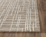 Baby Geometric Brown Area Rugs For Living Room Area Rugs LOOMLAN By LOOMLAN