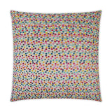 Bacchus Abstract Multi Color Large Throw Pillow With Insert Throw Pillows LOOMLAN By D.V. Kap