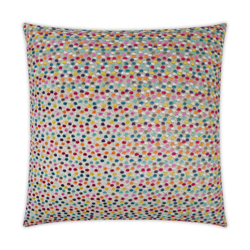 Bacchus Abstract Multi Color Large Throw Pillow With Insert Throw Pillows LOOMLAN By D.V. Kap