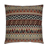 Bacuri Spice Red Throw Pillow With Insert Throw Pillows LOOMLAN By D.V. Kap