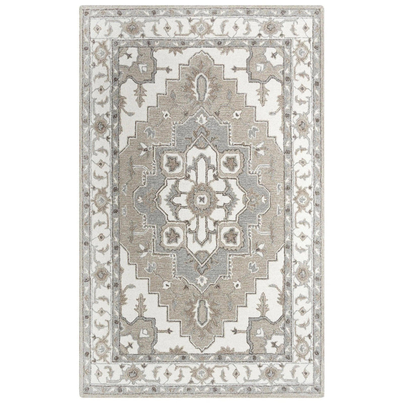 Badu Traditional Brown Living Room Rug Area Rugs LOOMLAN By LOOMLAN